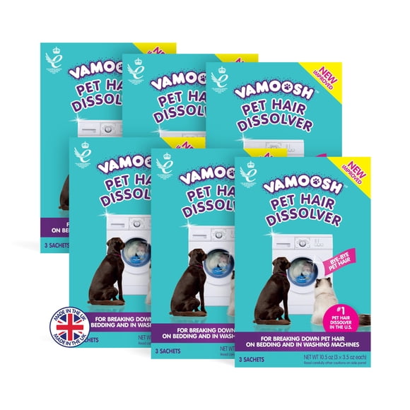 Disolvente de Pelos de Mascota Vamoosh 100 g (Paquete de 18)