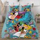 thumbnail image 3 of Alice In Wonderland 3-Piece Bedding Set For Kids Boys Girls Adult Cartoon Warm Cute Fashion Holiday Present Gift Bed Sheets, 3 of 5