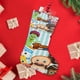 thumbnail image 4 of Panadería Barbería Tema: Calcetines de Navidad, fino lino blanco para colgar en escaleras y chimenea, decoración navideña para el hogar, regalo de Navidad.54cm×38cm, 4 of 5