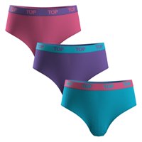 Top - Calzón Pantaletas Niña Algodón Pack 3 C6