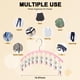 thumbnail image 4 of Organizador De Leggings Para Armario Con 10 Clips Capacidad Para 20 Leggings, 4 of 8