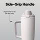 thumbnail image 5 of Vaso Térmico Owala FreeSip 887 ml Acero Inoxidable Gris Blanco, 5 of 5