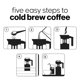 thumbnail image 4 of Cafetera Cold Brew COFFEE BEAR de vidrio borosilicato de 1,3 litros, 4 of 9