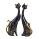 thumbnail image 3 of Escultura Pareja de Gatos Resina, 3 of 3