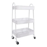 Genérico - Organizador Con Ruedas Ascendente Estante 3 Niveles