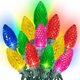 thumbnail image 1 of Guirnalda de luces navideñas Dazzle Bright C9 100 LED a prueba de agua, 1 of 7