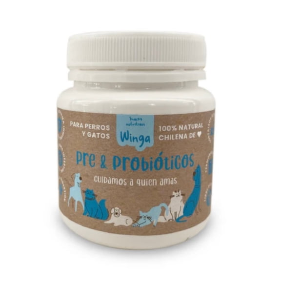 Prebiótico y Probiótico 60 Grs. (perro/gato) - Winga