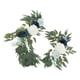 thumbnail image 4 of 2x Guirnalda De Botín De Flores De Arco Floral Artificial Para Boda Azul Blanco, 4 of 5