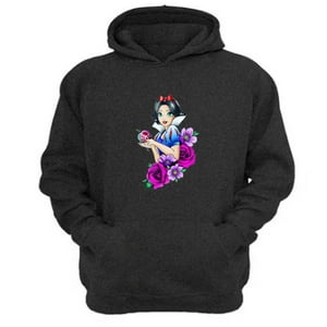 Genérico - Polerón Canguro Blanca Gris Oscuro Talla S Unisex