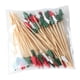 thumbnail image 5 of Palillos De Comida Navideños Palillos De Dientes De Decoración Navideña Para Frutas Pastel Postre 100 Piezas, 5 of 5