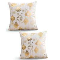 Genérico - Pack De 2 Fundas De Cojin Para Navidad M13