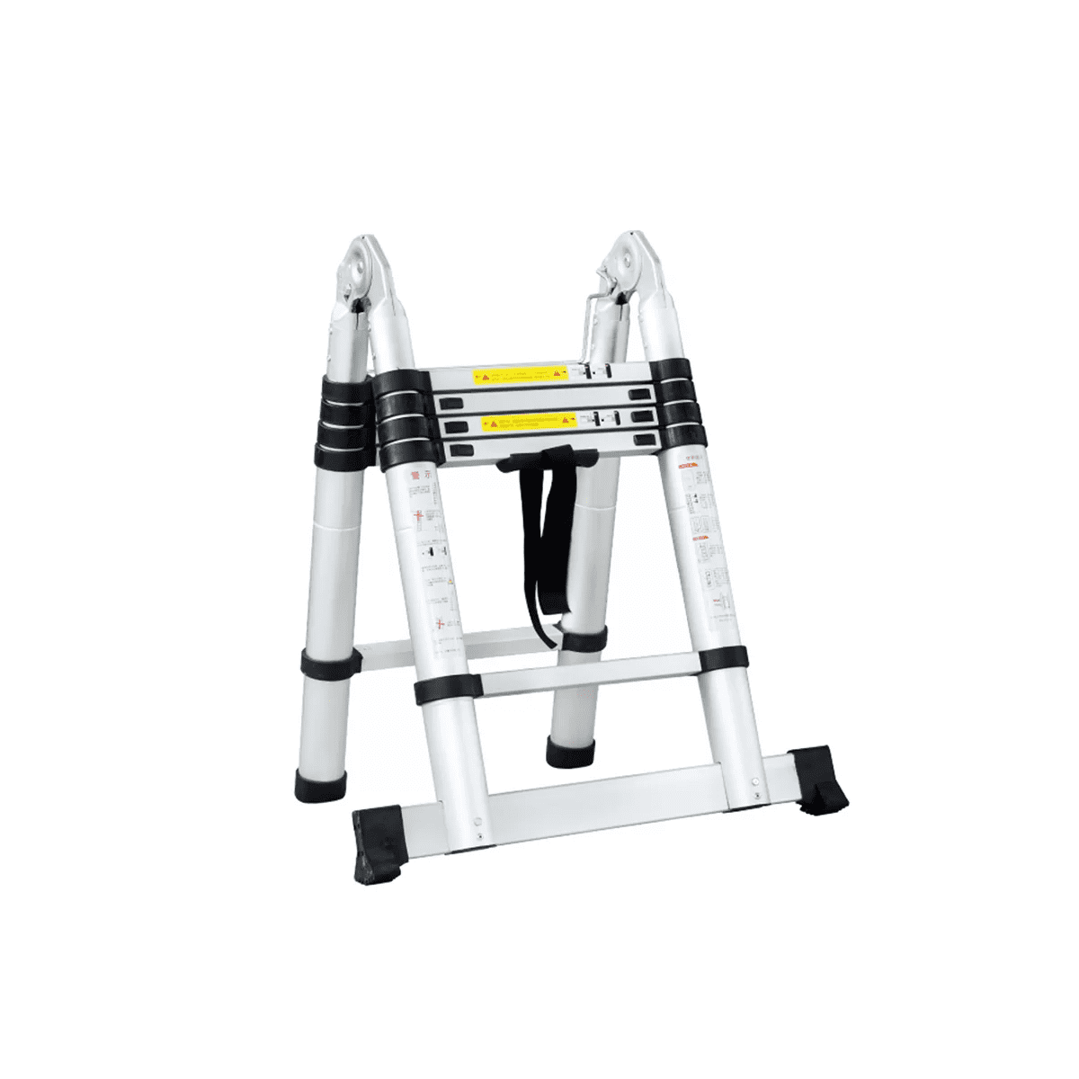 Escalera Aluminio Telescópica Multiuso 3,2 Mts. Qrubber