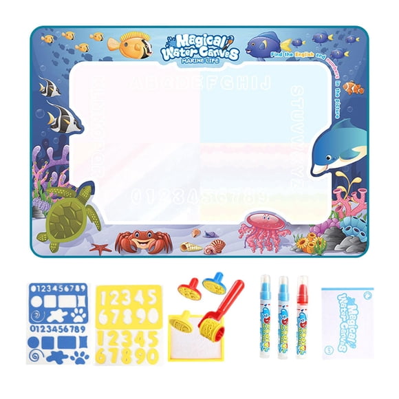 Doodle Mat Tablero De Garabato De Escritura De Pintura Portátil Para Edades 2 3 4 5 6 Años Sea World