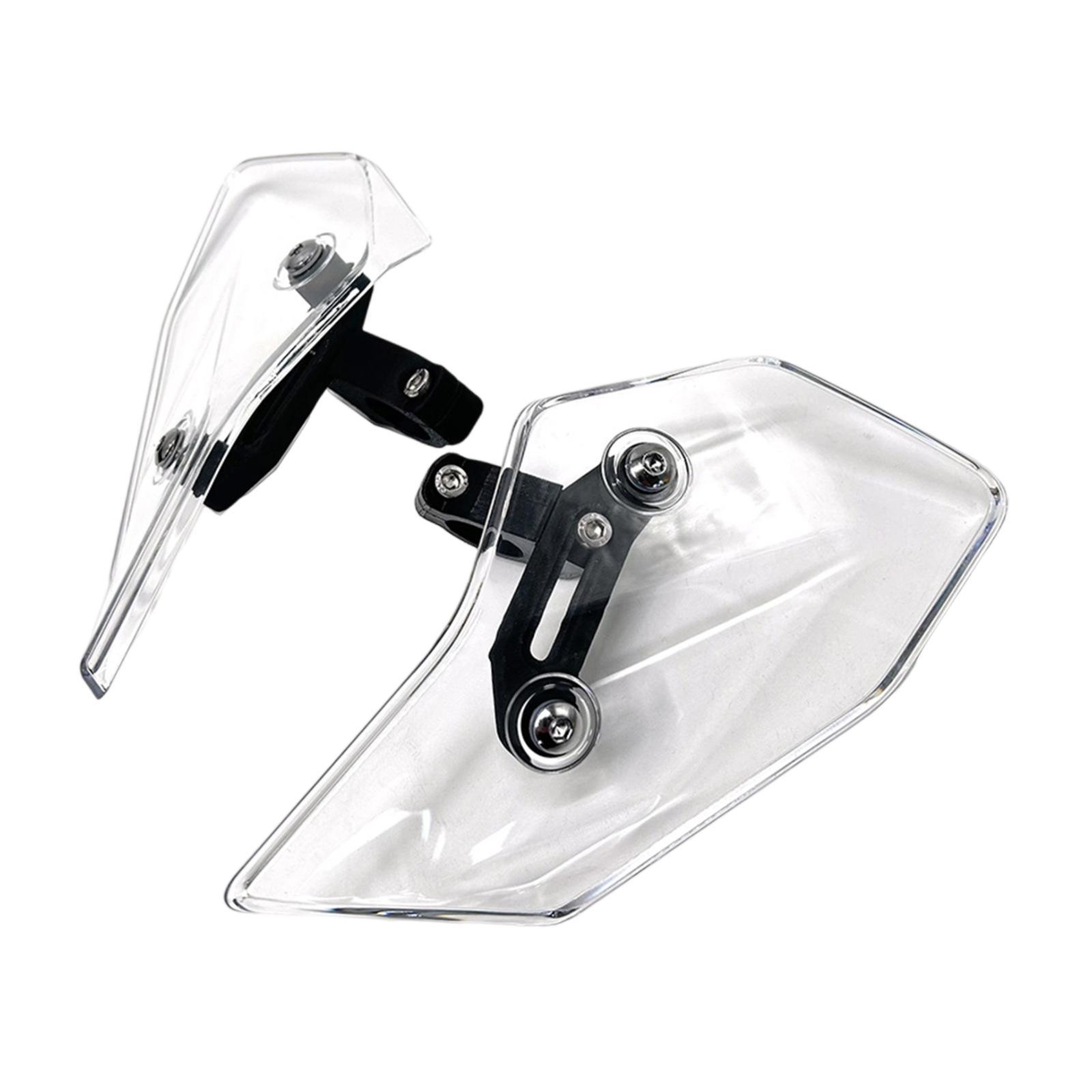 Ioensy - 2 Deflectores De Viento Para Motocicleta, Premium, Transparentes, Para Moto Guzzi V85Tt