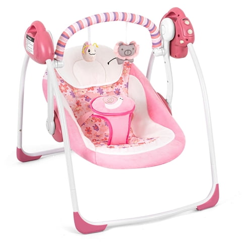 Columpio Eléctrico Baby Swing Duomilee Fácil De Plegar Para Niños De 0 A 9 Meses 2,7 A 11,3 Kg