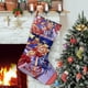 thumbnail image 1 of Pelea de Jefes Sundrop y Moondrop Tema: Calcetines de Navidad, fino lino blanco para colgar en escaleras y chimenea, decoración navideña para el hogar, regalo de Navidad. 45cm × 32cm, 1 of 5