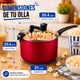 thumbnail image 3 of Olla Para Cabritas Palomitas De Maiz 3.5 Litros Panelux Antiadherente Color Cereza, 3 of 10