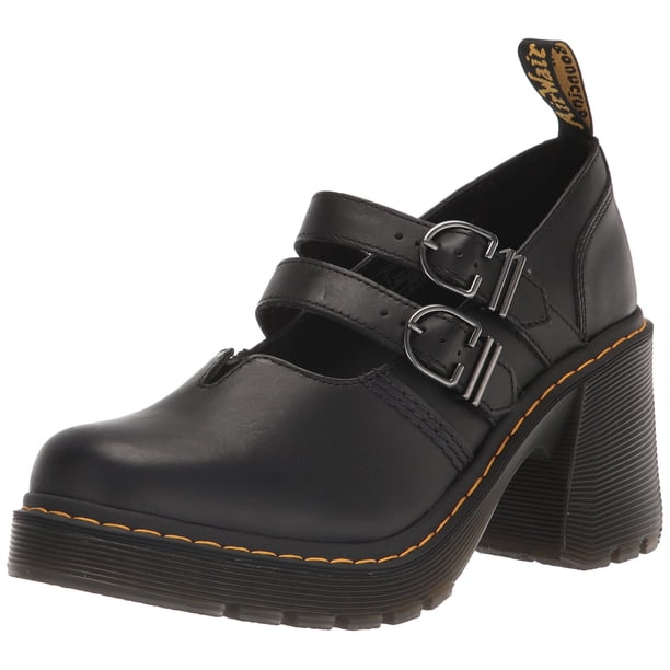 Zapatos Dr. Martens Eviee Platform para mujer, modelo Sendal, color negro, talla 8