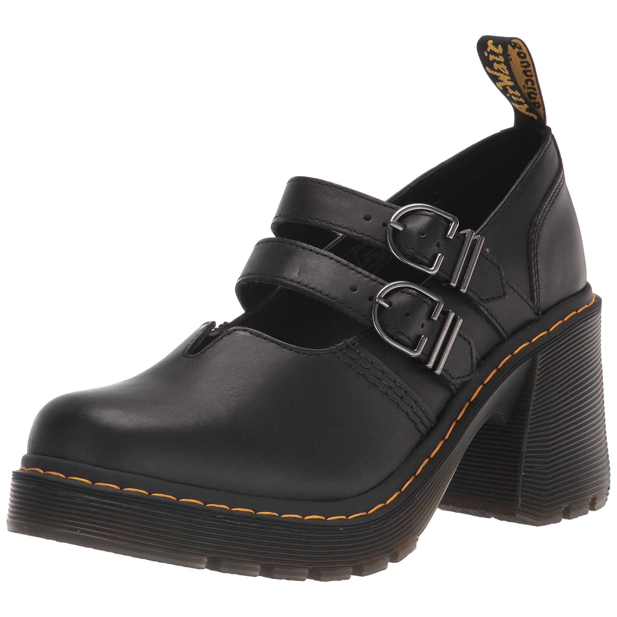 Zapatos Dr. Martens Eviee Platform Para Mujer, Modelo Sendal, Color Negro, Talla 7