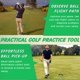 thumbnail image 2 of Herramienta de entrenamiento de golf con cuerda para swing, con bola de golf y cuerda de 15 m, 2 of 6