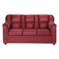 Colbox - Sofá Bronco 3 Cuerpos Tela Burdeo