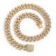 thumbnail image 1 of Collar Cubano Grande con Brillo Extra, Cadena de Eslabones Cubanos de Miami Extra Brillante para Hombre, Collar de Eslabones de Cadena Hip Hop de 16 Mm de Ancho para Hombre, Caja de Regalo de 16-24, 1 of 7