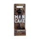 thumbnail image 1 of Abridor de tapas para botellas de cerveza Man Cave con soporte de madera, 1 of 2