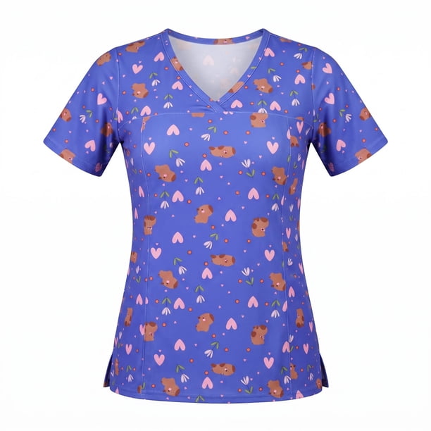 Delantal Mujer Ripholia 2495 tela elasticada estampada Capibara