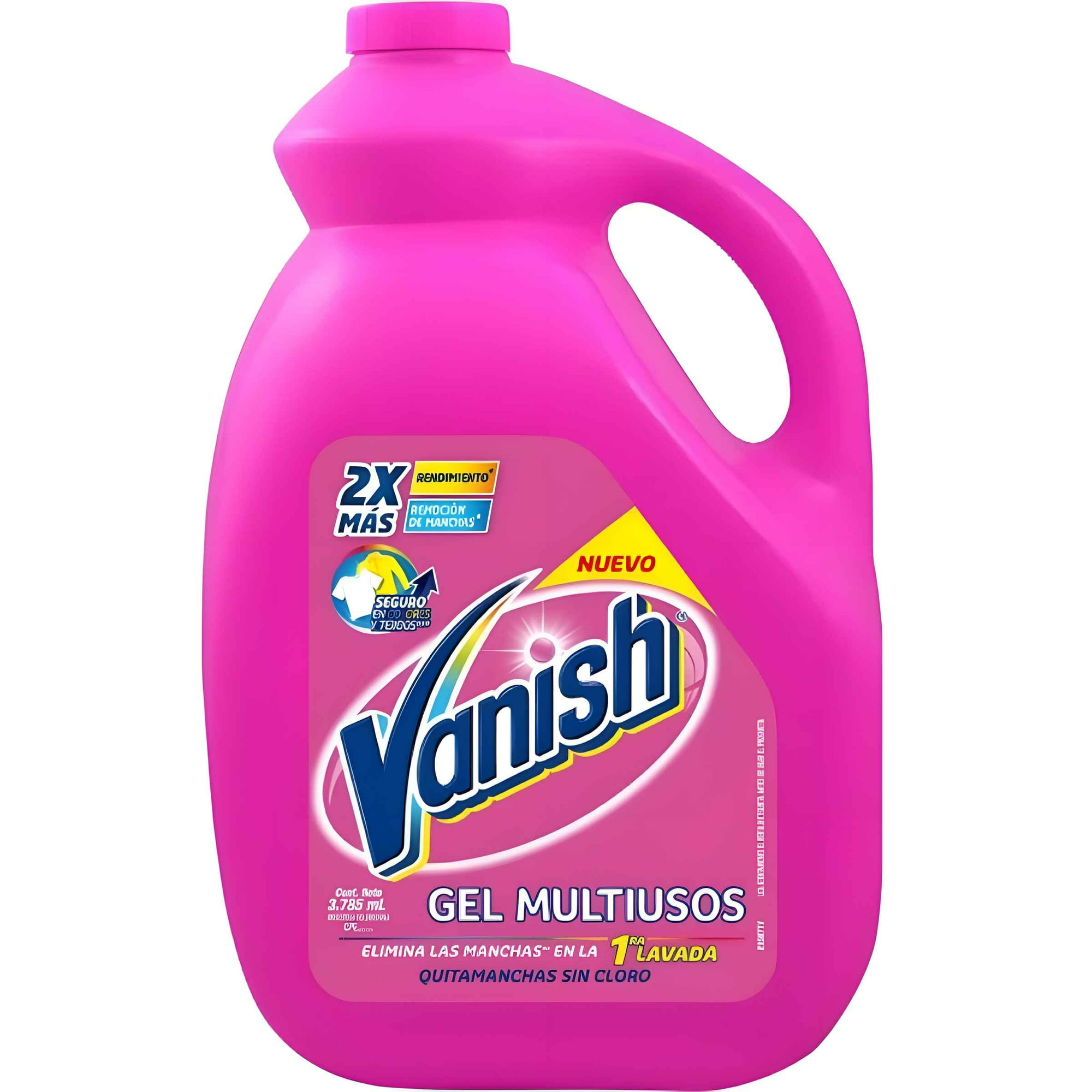 Quitamanchas Líquido Gel Multiuso Rosa 3785Ml Botella - Vanish