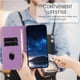 thumbnail image 5 of Funda Cartera Magnética para Samsung Galaxy S21 Ultra Protección Antichoque con Ranuras Morado, 5 of 6