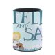 thumbnail image 3 of Stella y Sam-theme Cylinder Pen Holder Pencil Organizer with Flannel Lining PVC Leather Material Cardboard Base for study work 10*8CM, 3 of 6