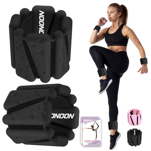 Brazaletes Con Pesas Para Muñeca Y Tobillo De 2 Kg Para Mujer Nooncrazy (Juego De 2)