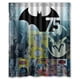 thumbnail image 1 of Cortina de ducha de superhéroe de Los Vengadores Batman, juego de cortina de baño con ganchos, tamaño 60 x 72 pulgadas, 1 of 3