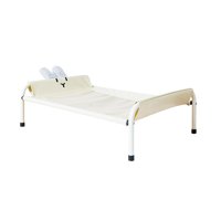 Magideal - Cama De Gato Elevada Gato Hamaca Resistente Lavable Cómodo Linda Cama Para Mascotas Enfriando Mascota Para Perros Pequeños Gatos De Interior Cachorro Blanco