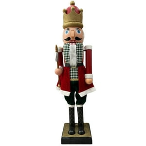 Artihogar - Cascanueces Musical Gigante Soldado 110 Cm Luces Y Movimiento