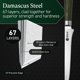 thumbnail image 4 of Cuchillo deshuesador HexClad 15 cm con mango de acero damasco, 4 of 7