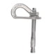 thumbnail image 4 of Perno y suspensión de anclaje para escalada en roca, placa de anclaje de acero inoxidable de 25 kN Piton Expansion Nail Bolt Hanger Hook Hardware para, 4 of 5