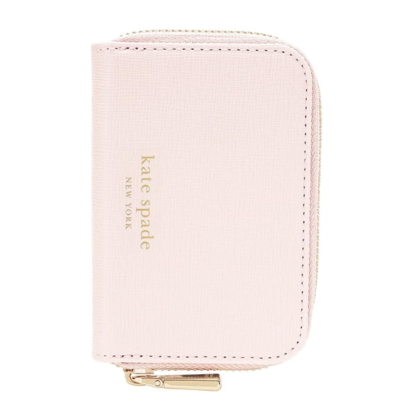 Billetera Devin Zip Magnética Kate Spade New York en Rosa Tiza