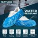 thumbnail image 2 of Cubiertas desechables para calzado Blue Shoe Guys 43 cm, paquete de 200, antideslizantes, 2 of 9