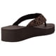 thumbnail image 5 of Sandalia Meena de Calvin Klein, con cuña, tacón de 2 cm, color marrón, 5 of 5