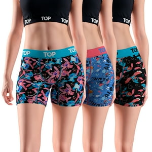 Bóxer Medio Mujer Algodón Pack 3 Stitch C3 Top