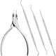 thumbnail image 1 of Kit Pedicura FAMILIFE Acero Inoxidable Uaas Encarnadas 4pzs, 1 of 3