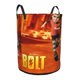 thumbnail image 2 of Bolt Cesta de lavandería de gran capacidad redonda con asa, bolsa para ropa sucia plegable, almacenamiento para dormitorio, baño y lavadero 44x35 cm, 2 of 6