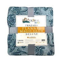 Manta Flannel Magic Glow Dinosaurio 1.5 Plazas