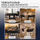 thumbnail image 4 of Mantel De Mesa Redondo Tela Hule Antimancha Impermeable Negro Az, 4 of 10