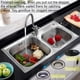 thumbnail image 5 of Coladores para fregadero Seatery de acero inoxidable, 11.4 cm, 2 piezas, 5 of 6