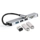 thumbnail image 1 of Hub Usb C 6en1 Hdmi 4k Sd Microsd 3 Puertos, 1 of 3
