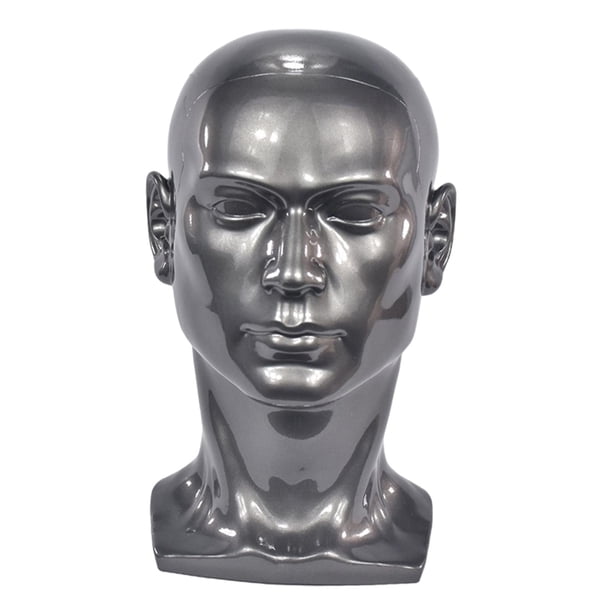 de exhibición de hombre de maniquí , circunferencia de 57 cm para estudiantes de salón , superficie , Gris plateado