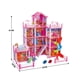 thumbnail image 3 of Juguete Casa De Muñecas 256 Piezas 3 Pisos Rosado Infantil, 3 of 3