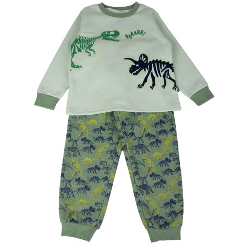 Pijama Niño Verde Pillin